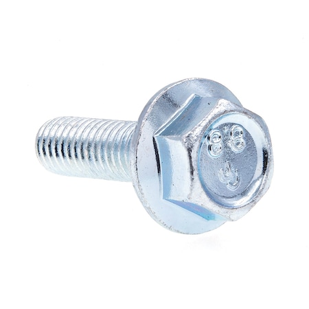 Prime-Line Flange Bolts, Class 8.8 Metric M6-1.0 X 20MM Zinc Plated Steel 25PK 9089373